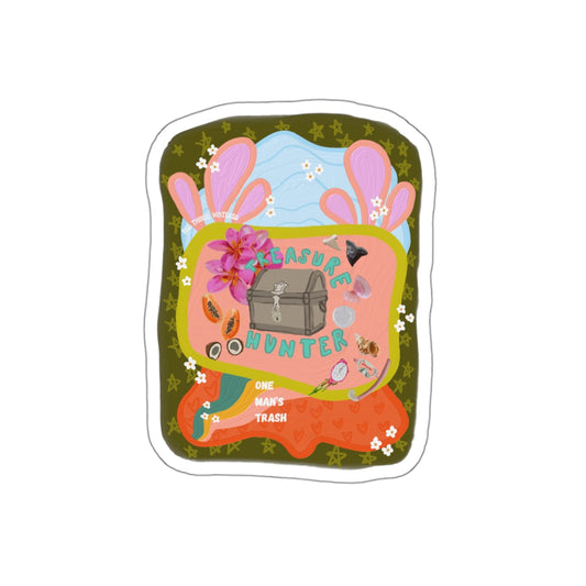 treasure hunter sticker