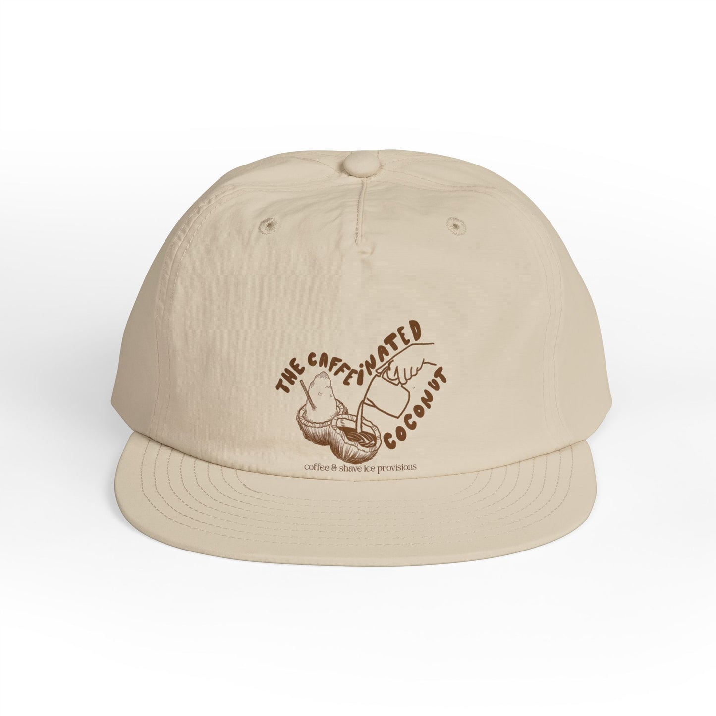 the caffeinated coconut surf cap