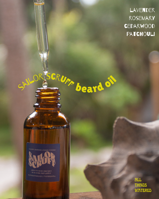 sailor scruff beard & hair oil