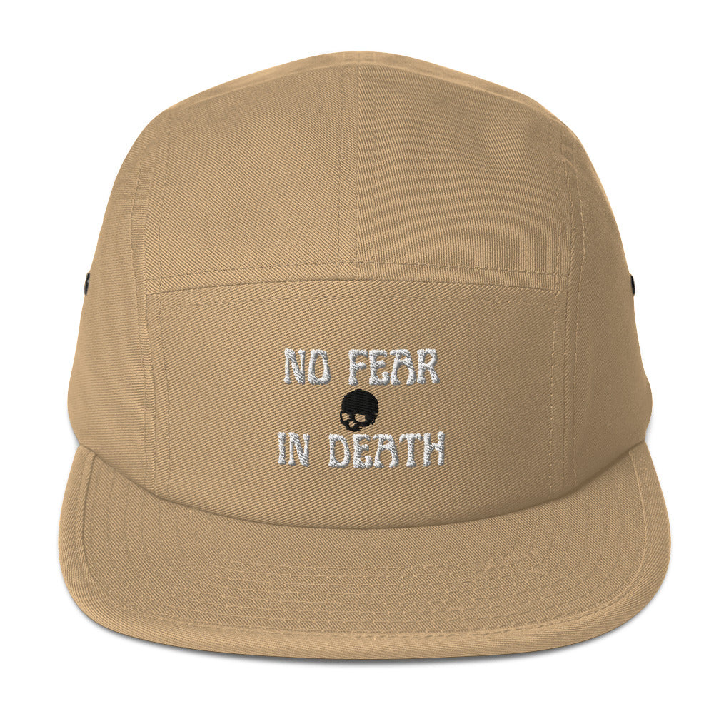 no fear in death 5 panel cap