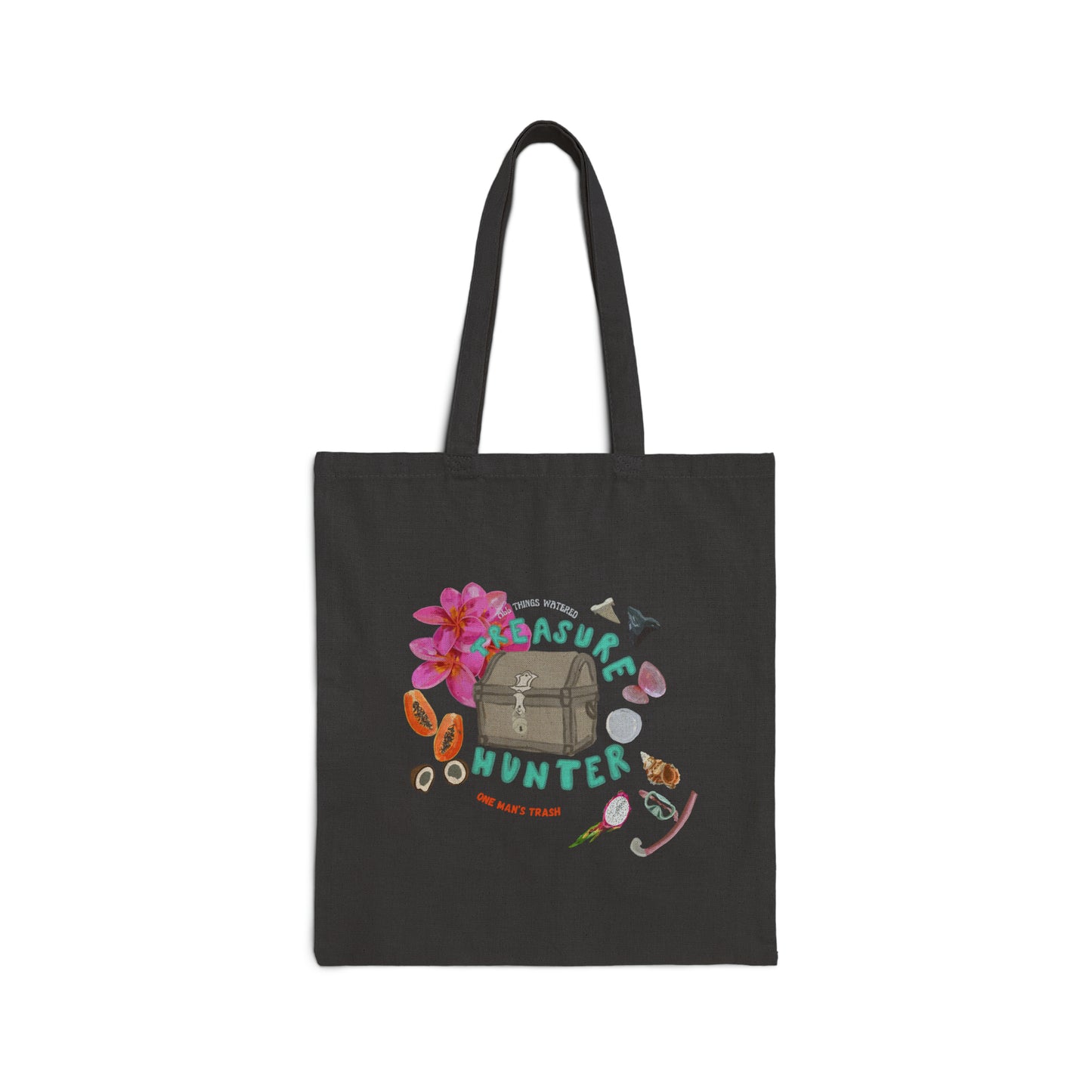 treasure hunter canvas tote