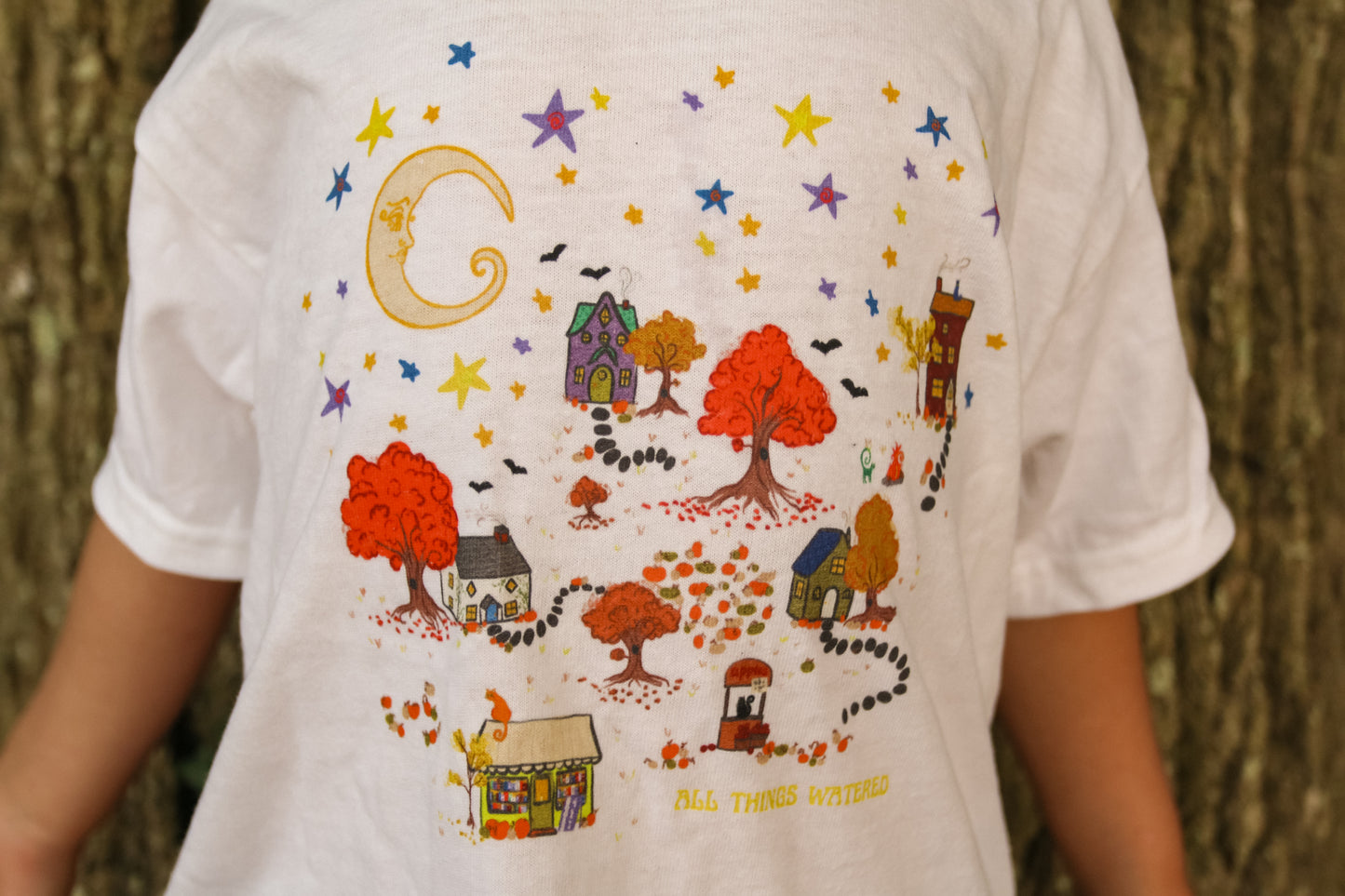 autumn scene babe tee