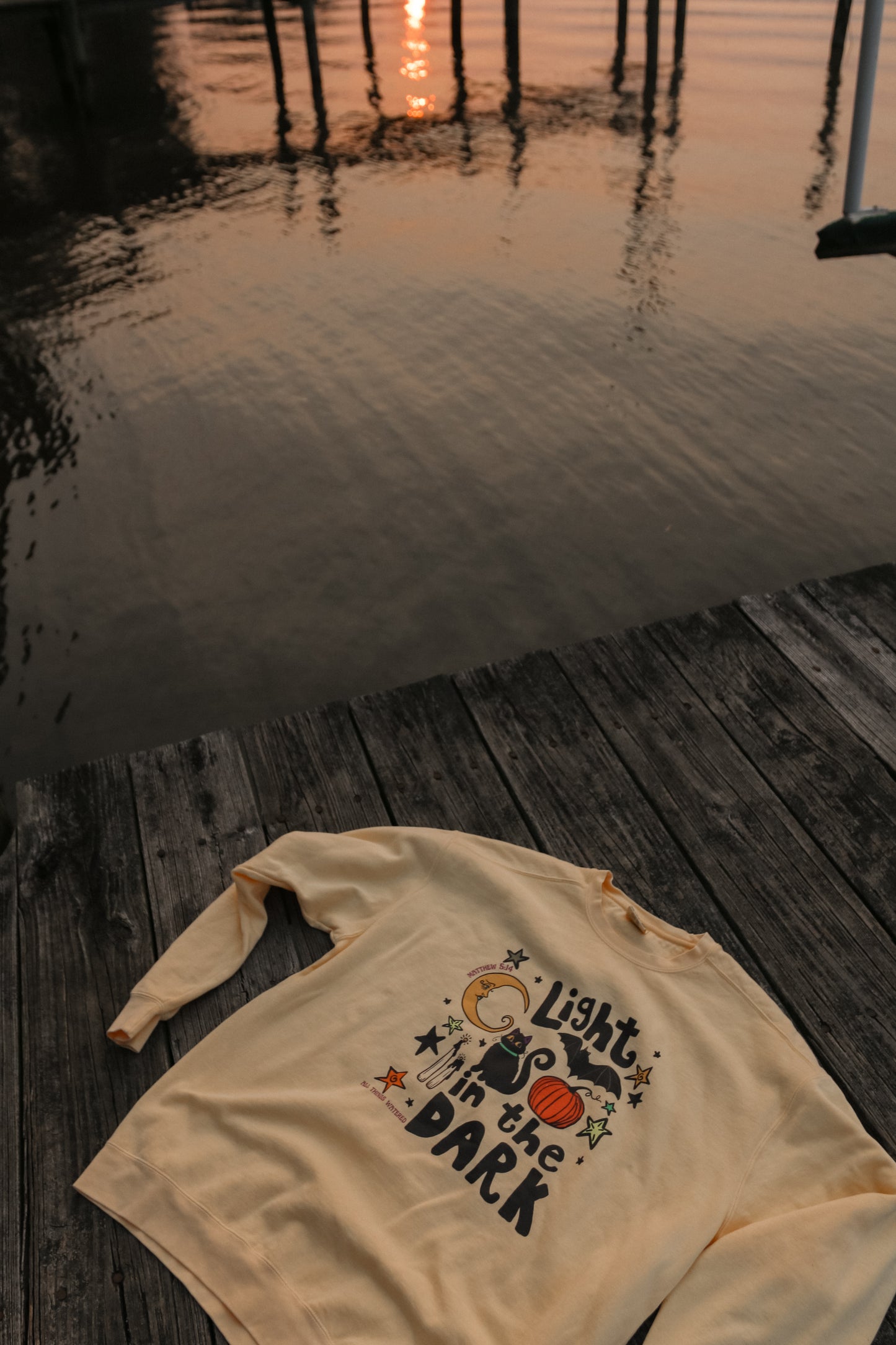 light in the dark crewneck