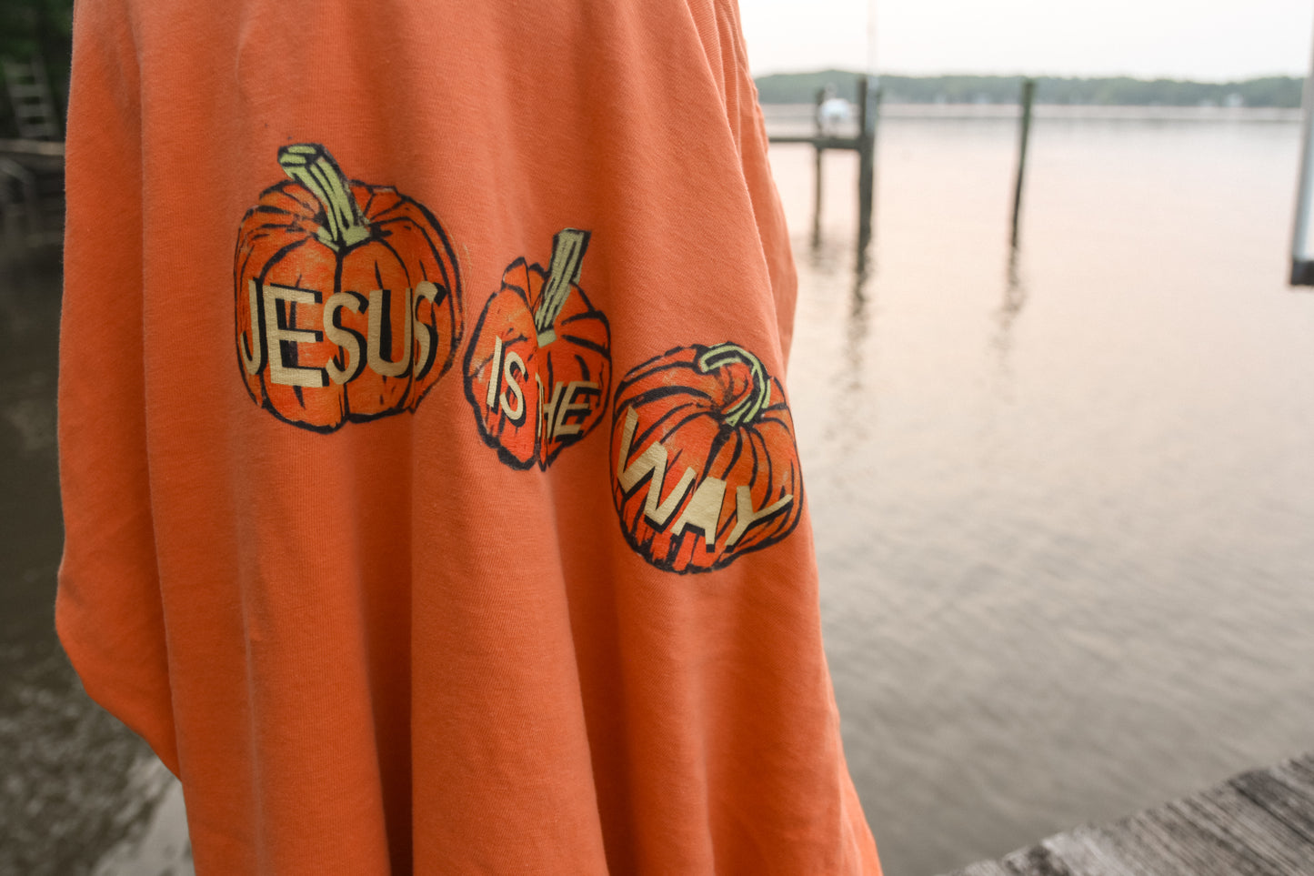 jesus pumpkins cotton tee