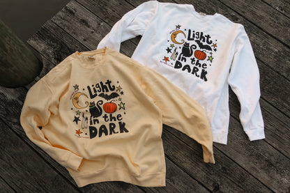 light in the dark crewneck