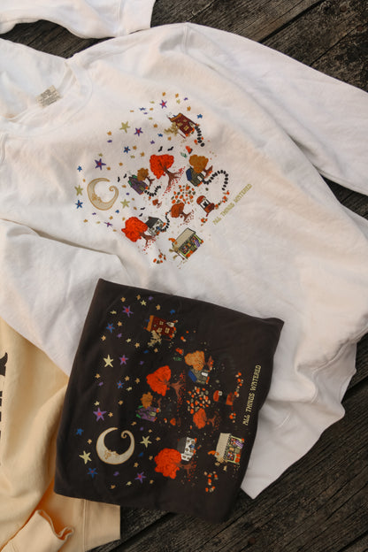 autumn scene cotton tee