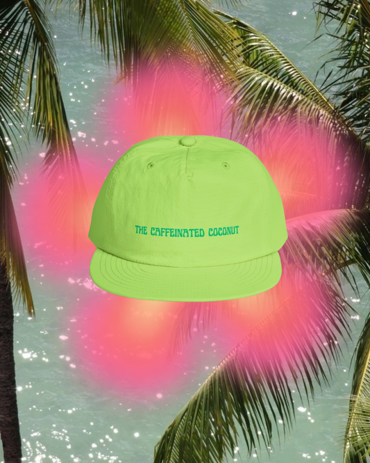the caffeinated coconut surf cap
